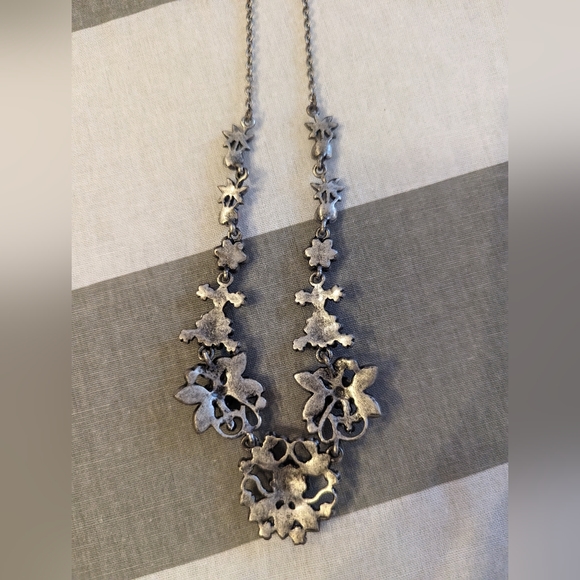 Lia Sophia Sparkling Floral Necklace - Picture 2 of 5